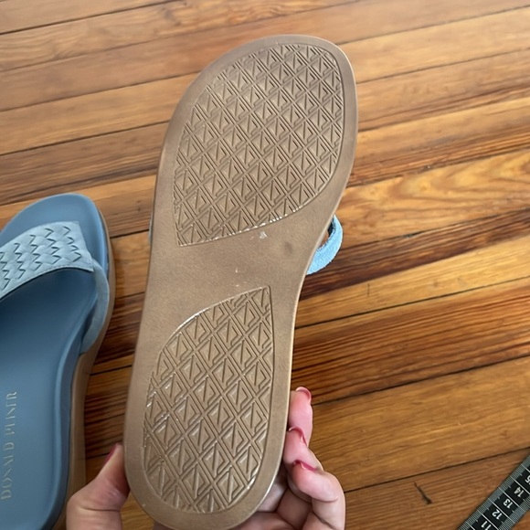 Donald Pliner Fifi BlueWoven Suede Platform Slide Sandals Size 8 - Picture 12 of 12